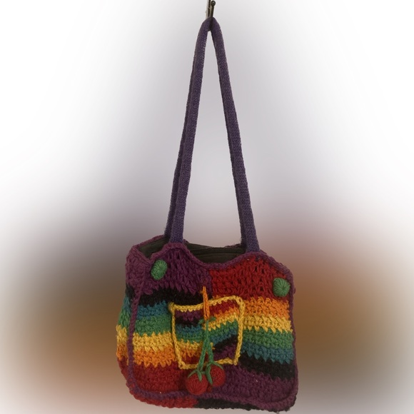 Crocheted purse bag - Picture 2 of 3